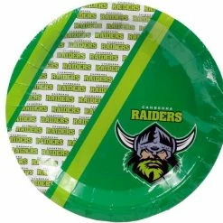 Oceana International NRL | Football Canberra Raiders NRL Plates Pack Of 6