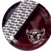 Oceana International Manley Sea Eagles NRL Plates Pack Of 6