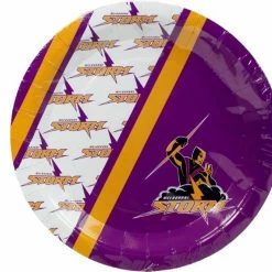 Oceana International NRL | Football Storm NRL Paper Plates Pack Of 6