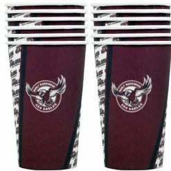 Oceana International Manley Sea Eagles NRL Paper Cups Pack Of 6