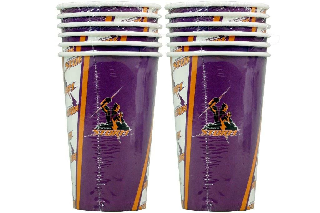Oceana International Storm NRL Paper Cups Pack Of 6