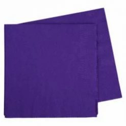 Five Star Napkins - Dinner Purple Napkins | Dinner Napkins | Premium Pk40