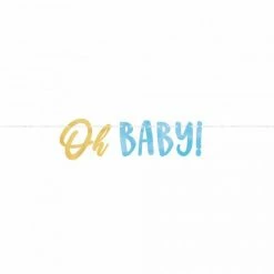 Balloon Agencies Baby Shower Oh Baby BOY Banner