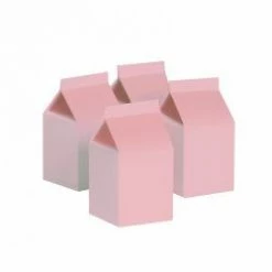 Five Star Pastel Pink Milk Box Pk10