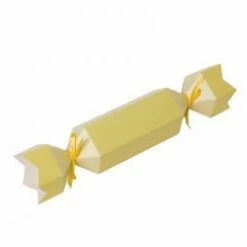 Five Star Pastel Yellow Bon Bon Party Favours Pk10 Christmas