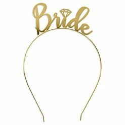 Pecka Products Gold Bride Headband
