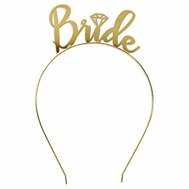 Pecka Products Gold Bride Headband