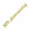 Metero 50th Anniversary Banner - Gold