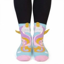 MDI Unicorn Princess Socks 'UNICORN PRINCESS' On The Bottom Novelty Socks