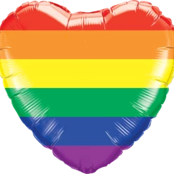 Not Specified Rainbow Heart Balloon / Bouquet