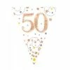 Alpen Rose Gold Sparkling Bunting | 50th Birthday