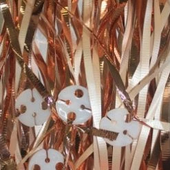Five Star Pre - Tied Ribbons With Clips Pk25 ~ ROSE GOLD Ribbon & Pre-Ties