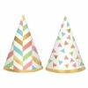 Balloon Agencies Mini Party Hats | Confetti Fun Foil Pk12