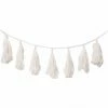 Five Star White Tassel Garland 3m Tassels