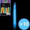 Alpen Glow Sticks & Coloured Flames Glow Sticks Blue | 15cm 10pk