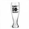 MDI 50th Birthday Beer Glass