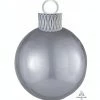 Balloon Agencies Christmas Balloon Ornament | Silver