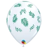 Party Planet Balloons With Leaf Print - Single Or Pack - Helium Filled - Flat