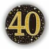 Alpen Sparkling Badge Gold & Black | #40 Sashes, Tiaras & Badges
