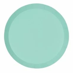 Five Star Mint Green Paper Plates | Round | Snack | Pk10