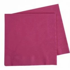 Five Star Napkins - Dinner Hot Pink Napkins | Dinner Napkins | Premium Pk40