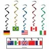 Balloon Agencies International Flag Hanging Decoration Whirls