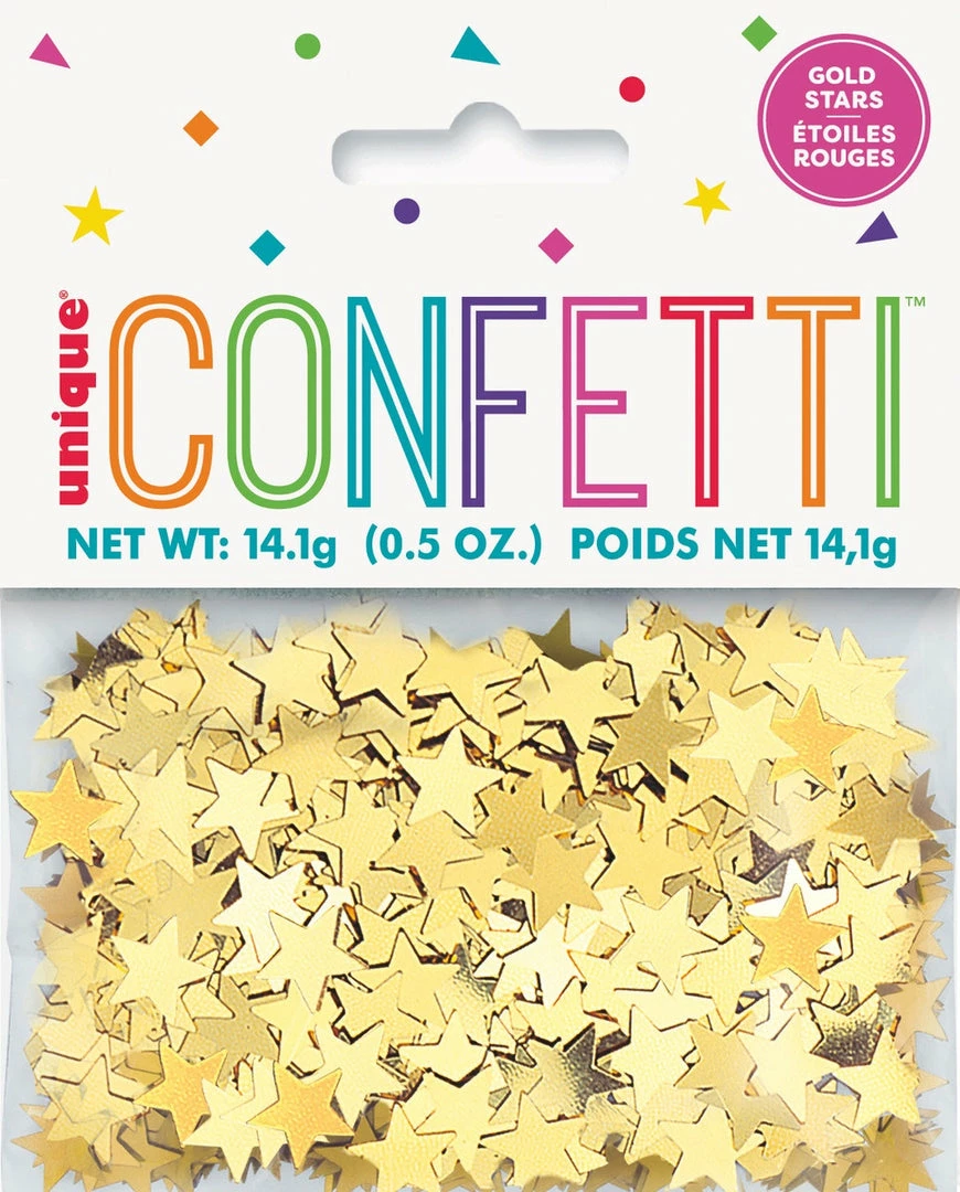 Meteor Gold Star Confetti