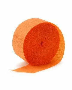 Alpen Orange Streamers - Crepe Paper