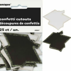 Not Specified Graduation Hats Cutouts Glittered Pk25