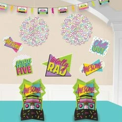 Balloon Agencies 80's Theme Decorating Kit - Awesome Decorating Kits