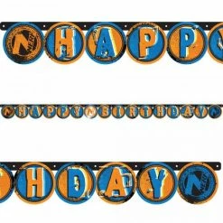 Balloon Agencies Nerf Theme Birthday Banner