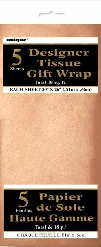 Meteor Rose Gold Tissue Paper | 5 Sheets