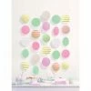 Balloon Agencies Pastel Hanging Decoration - Circles 5Pcs Easter