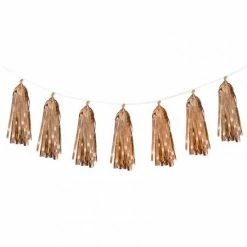 Five Star Rose Gold Tassel Garland | 3M