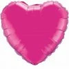 Not Specified Hot PInk Heart Balloon Foil