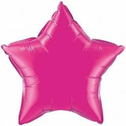 Not Specified Hot Pink Star Balloon Foil Star Shape Balloons