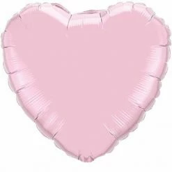 Not Specified Heart Shape Balloons Light Pink Heart Balloon Foil