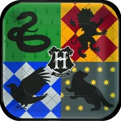 Not Specified Harry Potter Square Snack Plates 8pk Plates - Printed