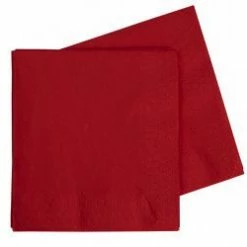 Five Star Napkins - Dinner Red Napkins | Dinner Napkins | Premium Pk40