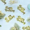 Five Star Scatters Gold HAPPY BIRTHDAY Confetti - Jumbo Pk20