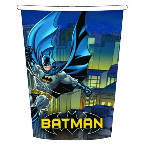 Balloon Agencies Cups - Printed Batman Paper Cups 8pk