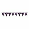 Balloon Agencies Birthday Banners & Bunting 18th Flag Banner | Pink & Black