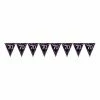 Balloon Agencies Birthday Banners & Bunting 70th Flag Banner Pink & Black