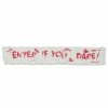 Not Specified Enter If You Dare! Fabric Banner Halloween