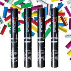 Stage FX Confetti Cannon 40cm - Metallic Multi Coloured