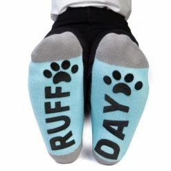 MDI French Bulldog Socks - 'Ruff Day' On The Bottom Novelty Socks