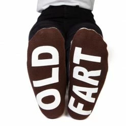 MDI Old Fart Socks 'OLD FART' On The Bottom