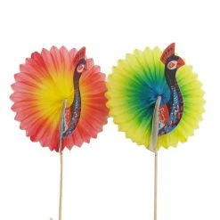 Not Specified Peacock Fan Picks Pack Of 100