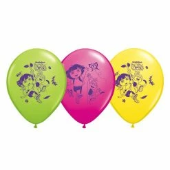 Not Specified Printed Balloons Dora The Explorer Balloons - Single Or Pack - Helium Filled Or Flat