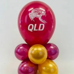 Not Specified State Of Origin Table Balloon Arrangement - QLD